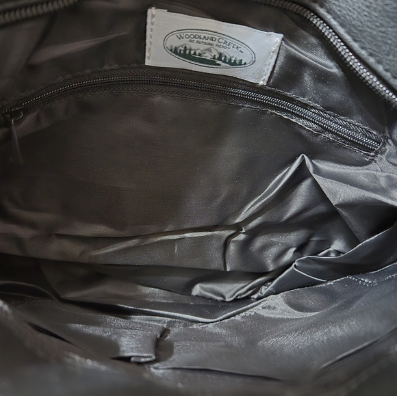 Woodland Creek Buffalo Plaid Black & White Crossbody Adjustable Strap Purse NWT - Picture 5 of 7